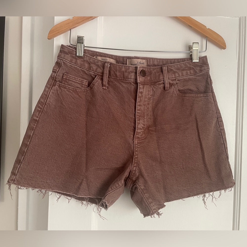 NEW - Midi Vintage Universal Thread Jean Shorts - Mauve
